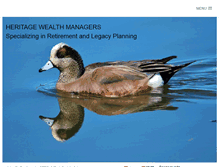 Tablet Screenshot of heritagewealthmgrs.com
